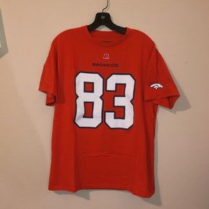 NFL Wes Welker #83 Denver Broncos Shirt. Sz.Large